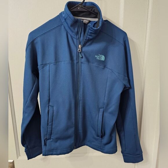 North Face zip up, sz small. Tealish blue, excellent condition - Picture 1 of 5